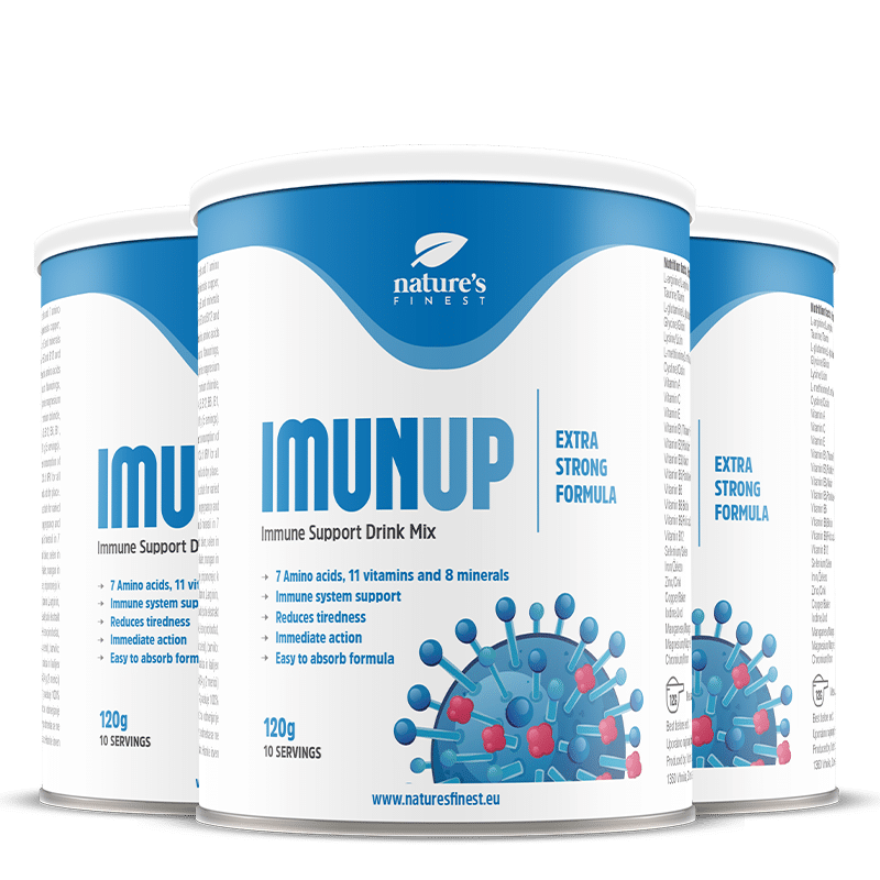 Imunup | 2+1 Free | Strengthen Immune System | Immune Support | Immunity Booster | L-arginine, l-glutamine | Anti-Inflammatory