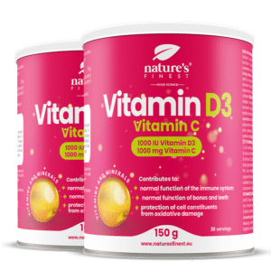 Vitamin D3 + Vitamin C 1+1 FREE