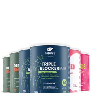2x Detox Belly Burn + 2x Triple Blocker PRO + B-Kompleks + Vitamin D3 + Vitamin C bundle