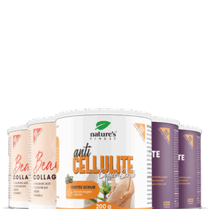 2x Cellulite PRO + 2x Beauty Collagen with Hyaluron + Anti Cellulite Coffee Scrub bundle